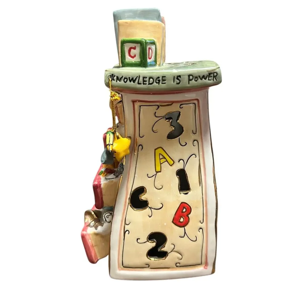 Robert Marble Collectible Art Teacher Classroom Themed Ceramic Decor RARE